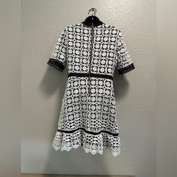 Queensland Embellished Crochet Lace Dress - Picture 8 of 8